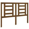 vidaXL T&ecirc;te de lit Marron miel 126x4x100 cm Bois massif de pin