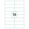 rillprint &Eacute;tiquettes autocollantes 105x37 mm 1000 feuilles Blanc