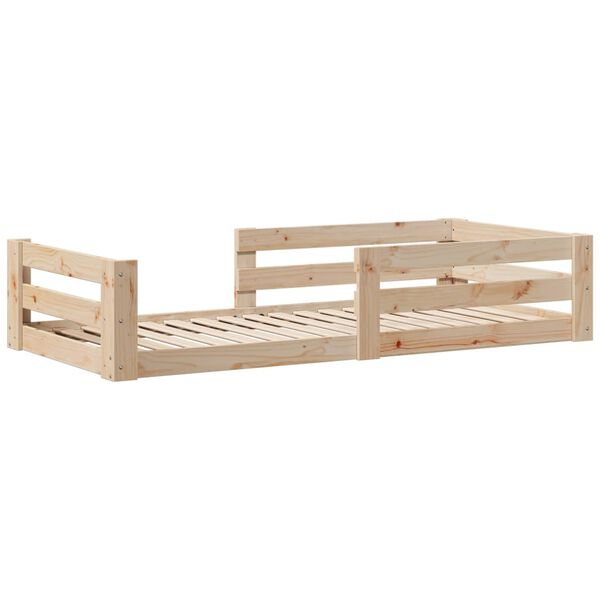 vidaXL Cadre de lit sans matelas 90x200 cm bois de pin massif