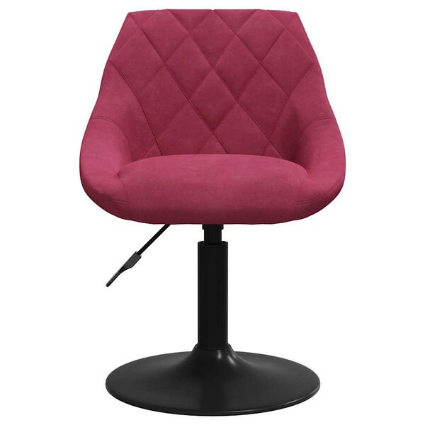 vidaXL Tabouret de bar Rouge bordeaux Velours
