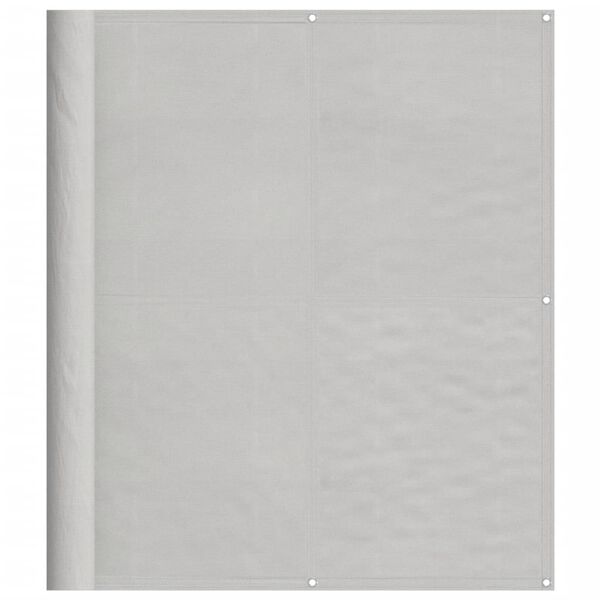 vidaXL &Eacute;cran de balcon gris clair 120x1000 cm 100% polyester oxford