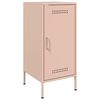 vidaXL Buffets 2 pcs rose 36x39x79 cm acier