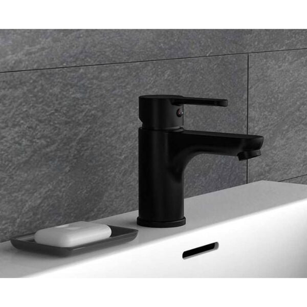 SCH&Uuml;TTE Mitigeur de lavabo DENVER Noir mat