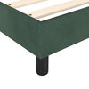 vidaXL Cadre de lit vert fonc&eacute; 140x190 cm velours
