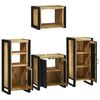 vidaXL Ensemble de mobilier de salle de bain Montage mural 4 pcs