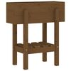 vidaXL Jardini&egrave;re marron miel 62x30x69 cm bois massif de pin
