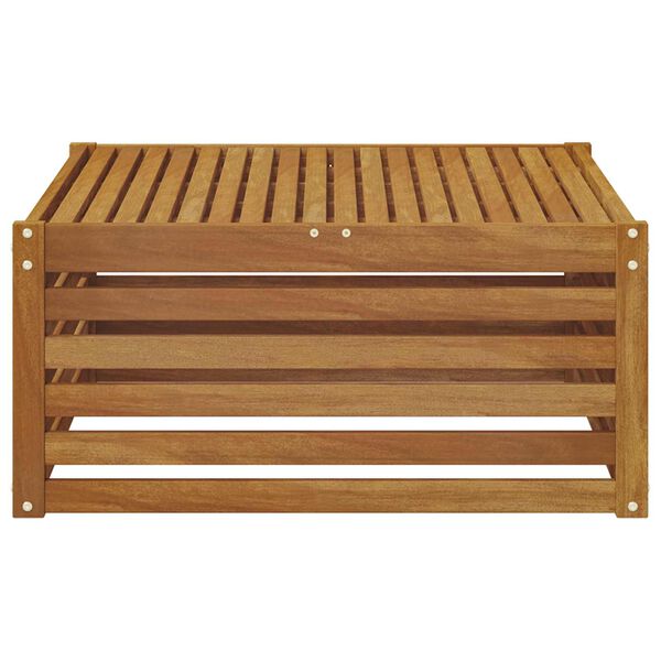 vidaXL Canap&eacute; d'ext&eacute;rieur extr&eacute;mit&eacute; Naturel 115 x 83 x 73 cm