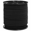 vidaXL Cords &eacute;lastiques 6 mm Noir PP et caoutchouc