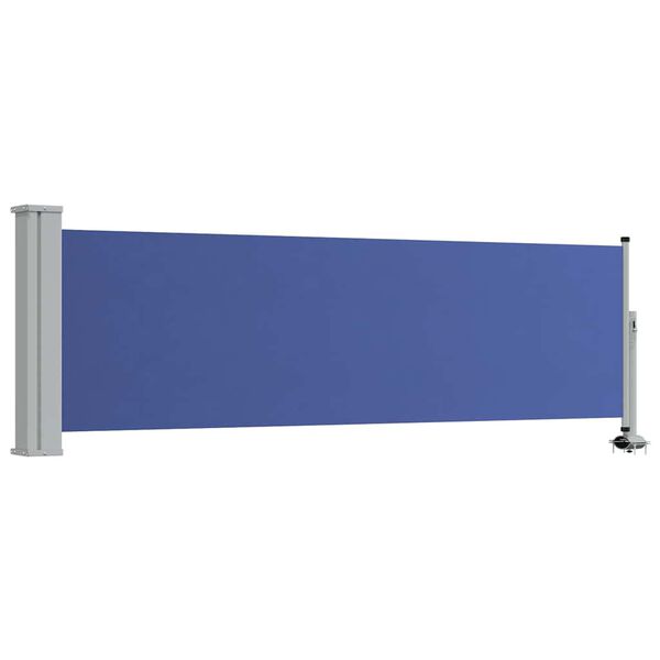 vidaXL Auvent latéral rétractable de patio 80x300 cm Bleu