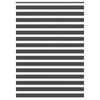vidaXL Store z&egrave;bre noir 155x230 cm largeur du tissu 150,9 cm polyester
