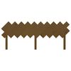 vidaXL T&ecirc;te de lit Marron miel 196x3x80,5 cm Bois massif de pin
