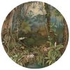 WallArt Papier peint cercle In the Jungle 190 cm