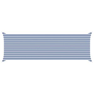 vidaXL Voile d'ombre Bleu et Blanc 6 x 2 m 100 % polyester Oxford