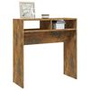 vidaXL Table console Chêne fumé 78x30x80 cm Bois d'ingénierie
