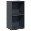 vidaXL Portant de bois chauffage anthracite 40x30x75 cm