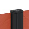 vidaXL Auvent latéral rétractable terre cuite 200x1200 cm