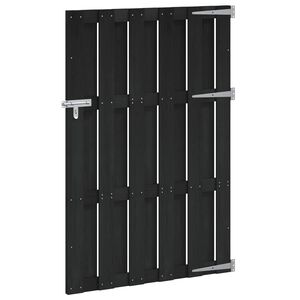 vidaXL Portillon WPC 100x150 cm Gris