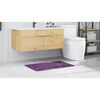 vidaXL Tapis de bain antid&eacute;rapant Violet 60 x 90 cm PP