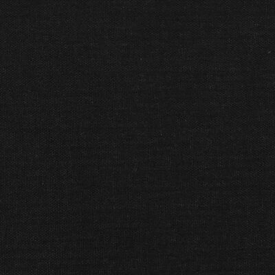 vidaXL Cadre de Lit Noir 200x200 cm Tissu