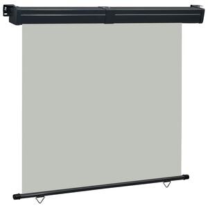 vidaXL Auvent lat&eacute;ral de balcon 165x250 cm Gris
