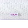 vidaXL Surmatelas Blanc 160 x 200 cm Tissu en Tricot
