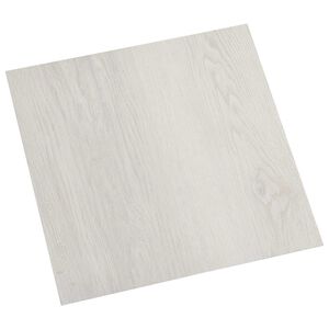 vidaXL Planches de sol Beige clair 5,11 m&sup2; 55 pi&egrave;ces PVC