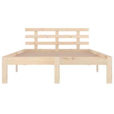 vidaXL Cadre de lit sans matelas bois massif 160x200 cm