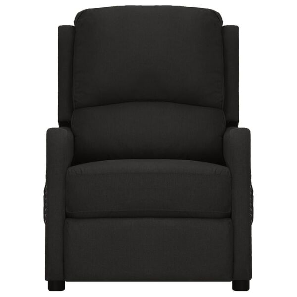 vidaXL Fauteuil électrique de massage Noir Tissu