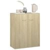 vidaXL Buffet Ch&ecirc;ne sonoma 60x30x75 cm Bois d'ing&eacute;nierie