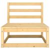 vidaXL Salon de jardin 8 pcs bois de pin massif