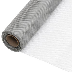 vidaXL &Eacute;cran en treillis Acier inoxydable 80x500 cm Argent&eacute;