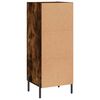 vidaXL Buffet Ch&ecirc;ne fum&eacute; 34,5x34x90 cm Bois d'ing&eacute;nierie