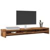 vidaXL Support de moniteur vieux bois 100x24x13 cm bois d'ing&eacute;nierie