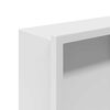vidaXL Niche de Douche Blanc 90 x 30 x 9,5 cm Acier inoxydable