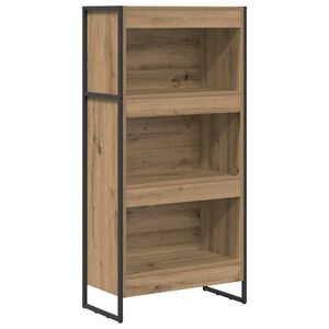 vidaXL Biblioth&egrave;que 60 x 30 x 121 cm Bois d'ing&eacute;nierie Ch&ecirc;ne artisan