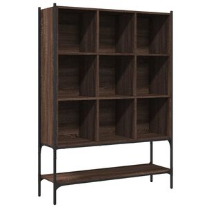 vidaXL Biblioth&egrave;que ch&ecirc;ne marron 102x30x141,5 cm bois d'ing&eacute;nierie
