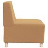 vidaXL Unit&eacute; de Sofa Modulaire Sans Accoudoirs 3 pcs Beige