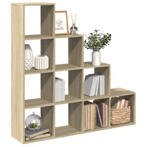 vidaXL &Eacute;tag&egrave;re s&eacute;paratrice de pi&egrave;ce 4 niveaux ch&ecirc;ne sonoma