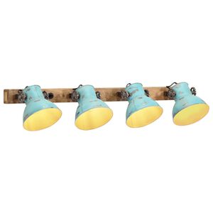 vidaXL Lampe murale 25 W bleu d&eacute;lav&eacute; 90x25 cm E27