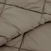 vidaXL Duvet d'hiver Gris clair 200 x 135 cm Microfibre
