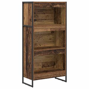 vidaXL Biblioth&egrave;que 60 x 30 x 121 cm Bois d'ing&eacute;nierie Bois Ancien