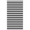 vidaXL Store z&egrave;bre noir 130x230 cm largeur du tissu 125,9 cm polyester