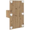 vidaXL Cabinet de chevet 2 pcs Ch&ecirc;ne artisanal 50 x 32,5 x 80cm