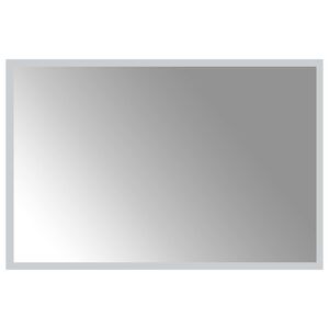 vidaXL Miroir de salle de bain LED Transparent 60 x 40 cm verre tremp&eacute;