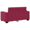 vidaXL | Ensemble de Canap&eacute;s | 2 pcs Rouge bordeaux 221 x 78 x 80 cm