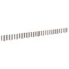 vidaXL Remplacement de lambrequin Gris clair et blanc 2,5 m Polyester
