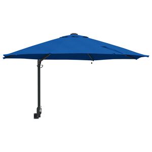 vidaXL Parasol de jardin Azur 248 x 248 x 148 cm Polyester et Acier