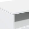 vidaXL Table basse avec lumières LED blanc 90x49x40 cm