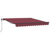 vidaXL Auvent r&eacute;tractable automatique bordeaux 300x250 cm