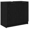 vidaXL Cabinet de salle de bain Ch&ecirc;ne noir 64,5 x 33,5 x 59 cm